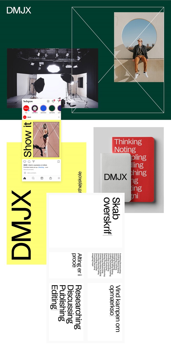 DMJX identity and website 2