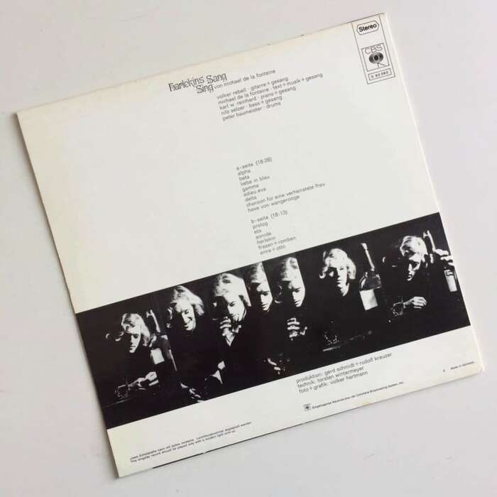 Michael de la Fontaine ‎– Harlekins Sing Sang album art 2