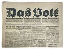 <cite>Das Volk</cite> newspaper, October 1926