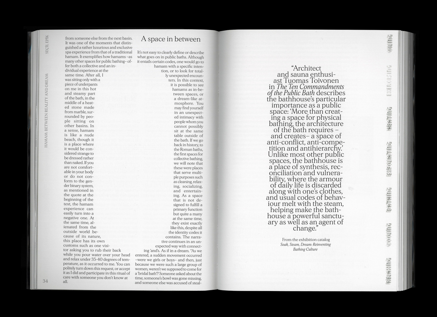 Oasis exhibition and Oasis – A Spa Reader by Christiane Peschek