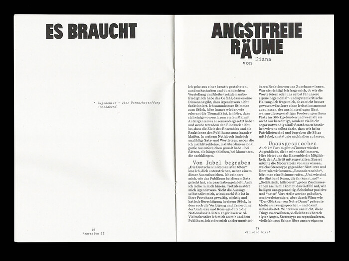  for text, with  for headings and  for the title