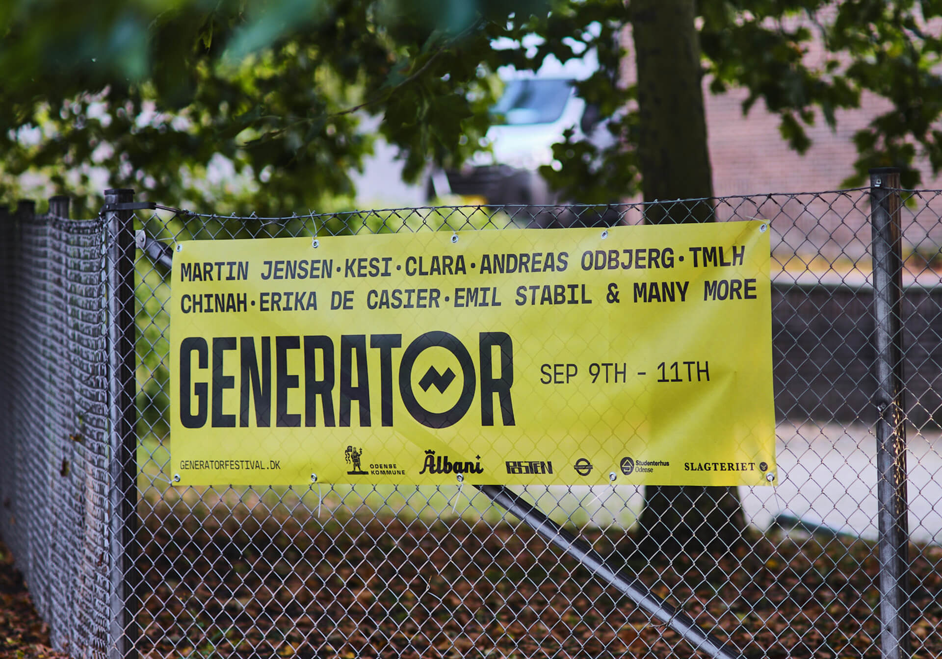 Generator Festival 2021 - Fonts Use