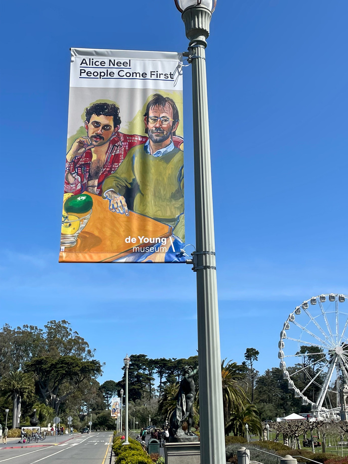 Street pole banner