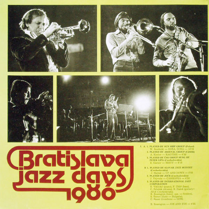 Bratislava Jazz Days 1980 album art 2