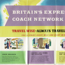 Britain’s Express Coach Network map