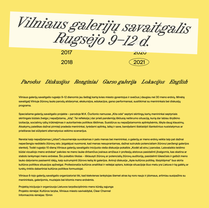 Vilnius Gallery Weekend 2021 4