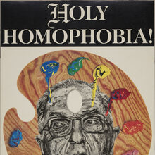 <cite>Holy Homophobia!</cite> poster