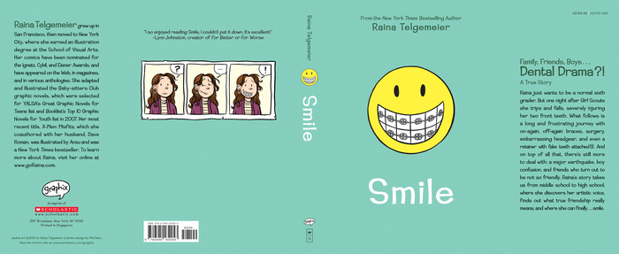 Jacket of Smile (hardback edition)