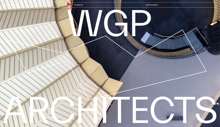 WGP Architects portfolio website 1