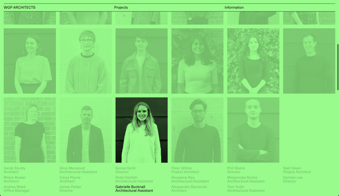 WGP Architects portfolio website 8