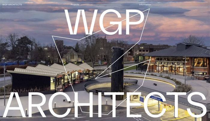 WGP Architects portfolio website 3