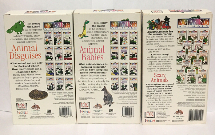 Amazing Animals VHS series 5