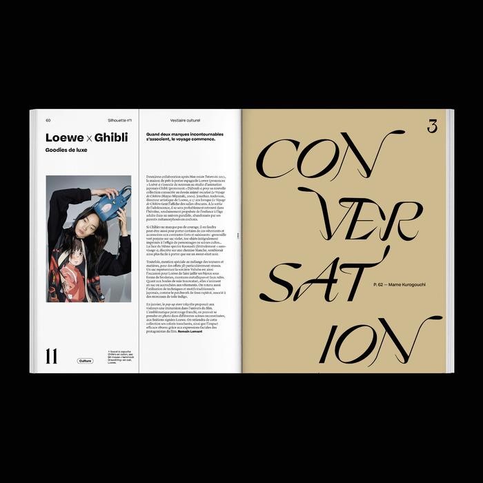  and , with all-caps  Italic on the right