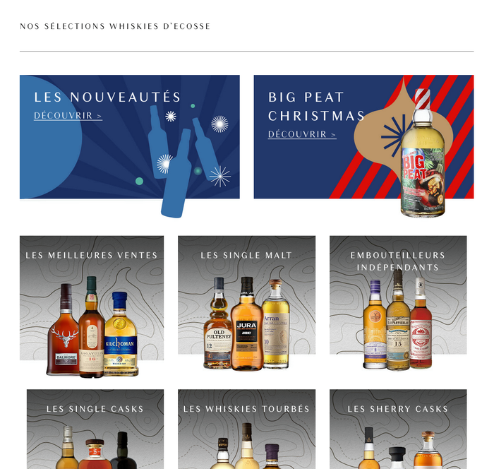 La Maison du Whisky website 3