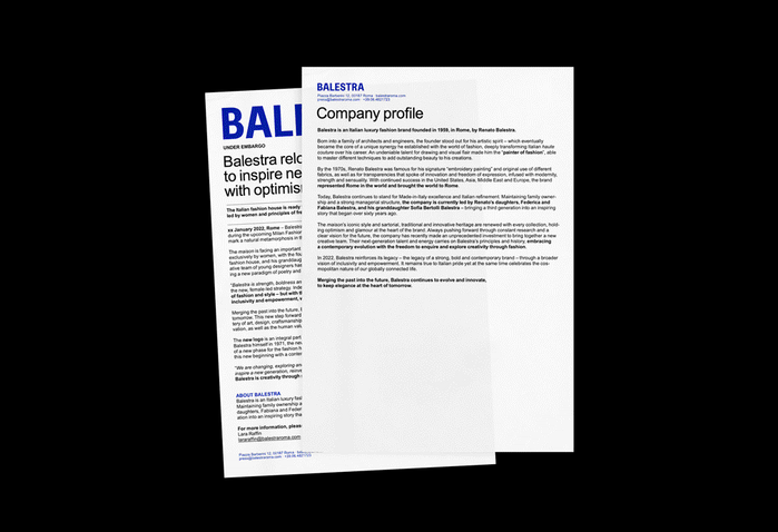 Balestra visual identity and website 6