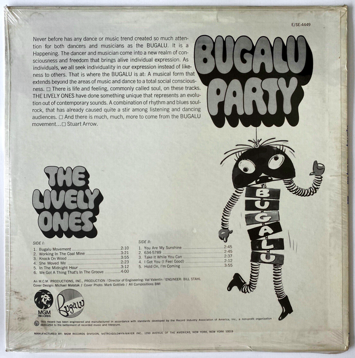 The Lively Ones – Bugalu Party album art 2