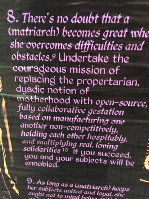Detail with a quote from Sophie Lewis&rsquo;s Full Surrogacy Now. Feminism Against Family. Text set in , with obliqued .