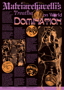 <cite>Matriarchavelli’s Treatise on World Domination</cite> poster