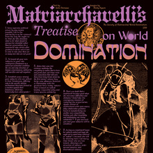 <cite>Matriarchavelli’s Treatise on World Domination</cite> poster