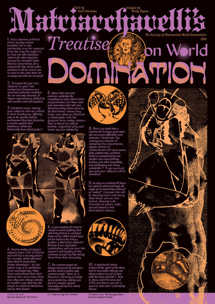 Matriarchavelli’s Treatise on World Domination poster 1