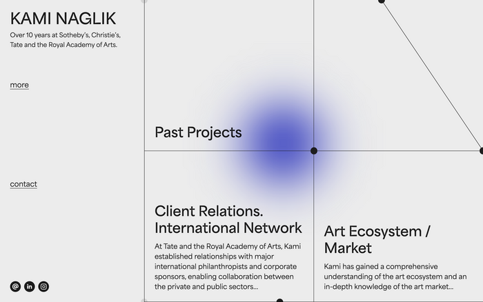 Kami Naglik portfolio website 3
