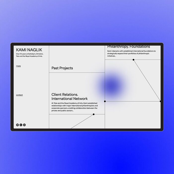 Kami Naglik portfolio website 2