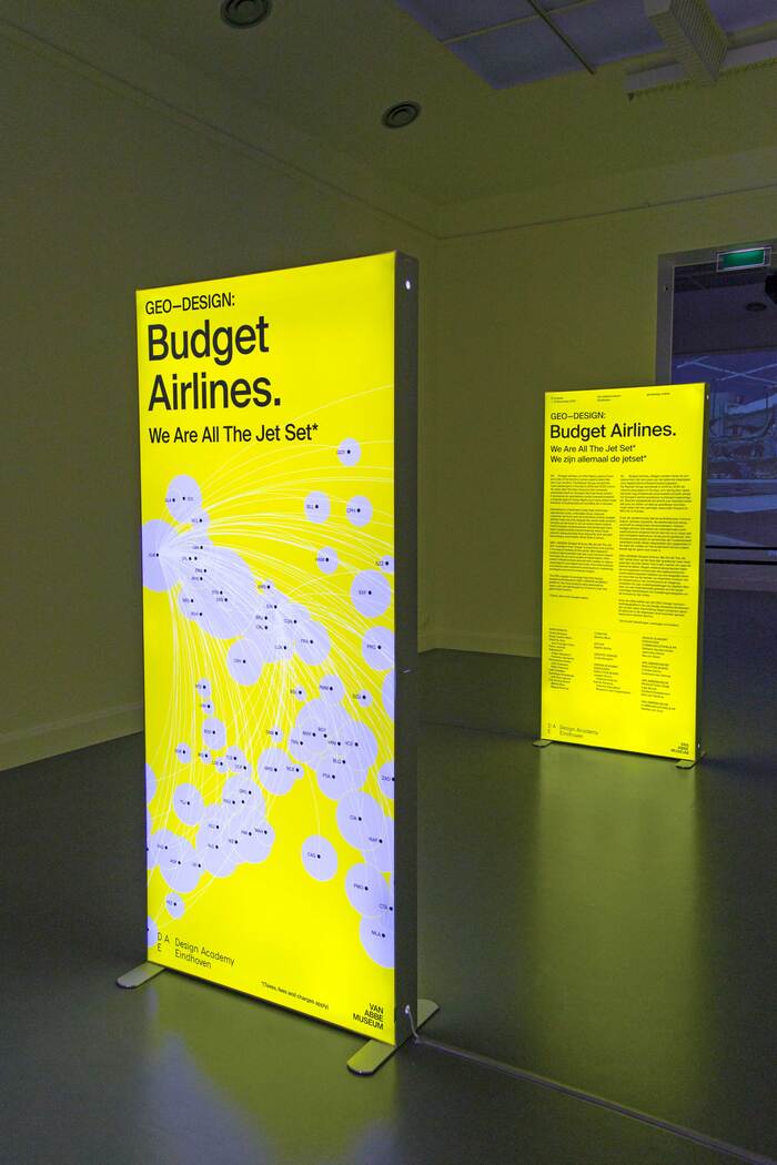 Geo-Design: Budget Airlines. We Are All The Jet Set* exhibition 2