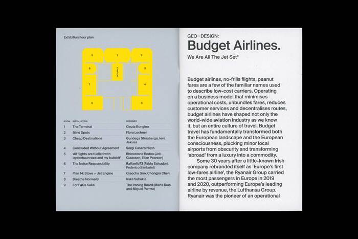 Geo-Design: Budget Airlines. We Are All The Jet Set* exhibition 5