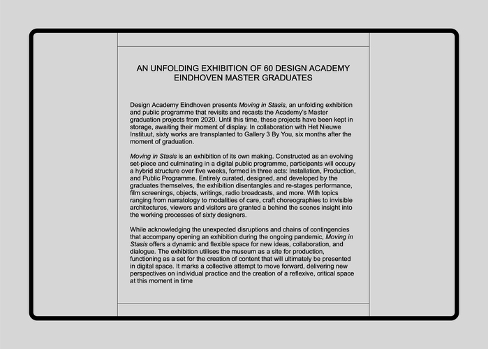 Moving in Stasis exhibition website 3