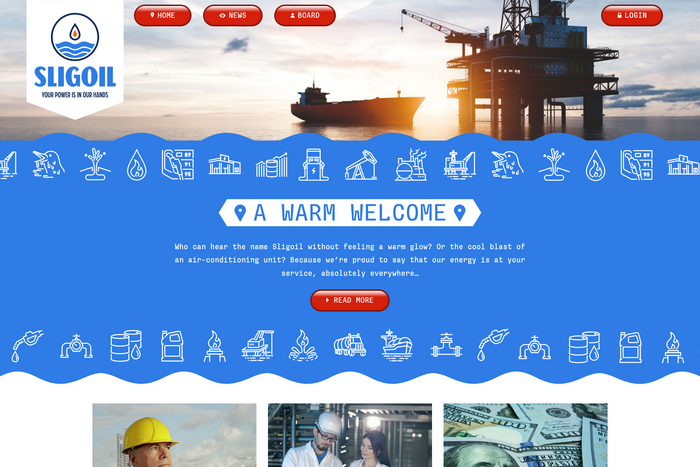 Sligoil website 1