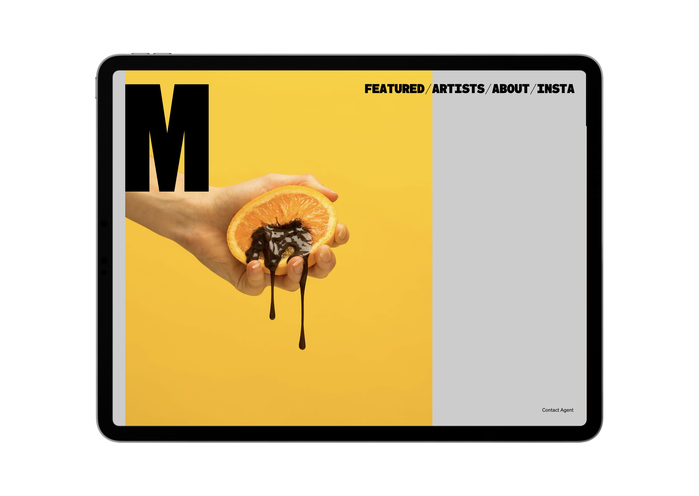 Match Artists portfolio website 6