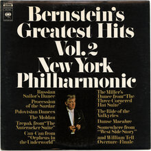 New York Philhamonic – <cite>Bernstein’s Greatest Hits Vol.</cite><span class="nbsp">&nbsp;</span><cite>2</cite> album art