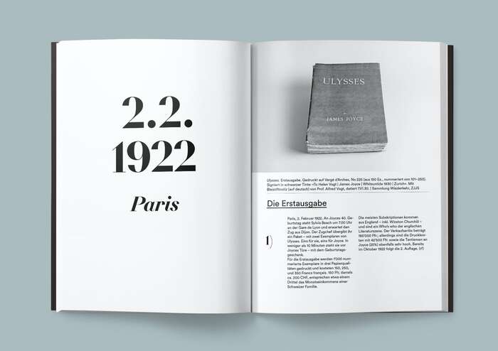 Ulysses von 100 Seiten exhibition and publication 1