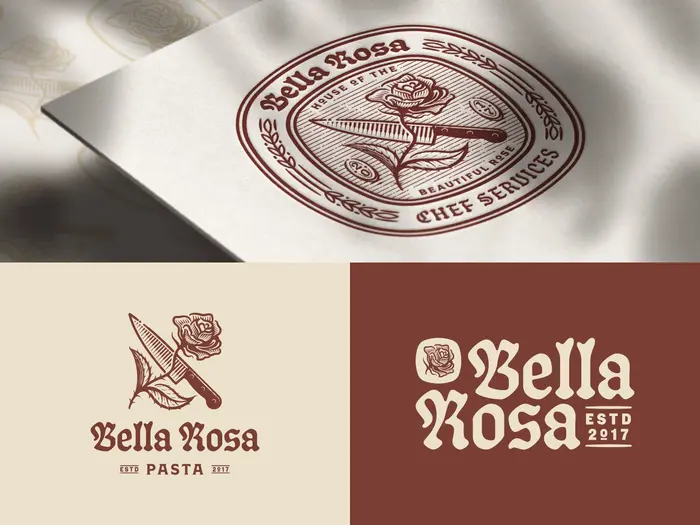 Bella Rosa brand identity 5
