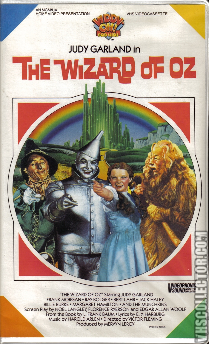 The Wizard of Oz VHS cover 1