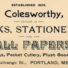 S.H. Colesworthy, Jr. business card