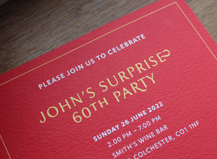 John’s 60th birthday invite 2