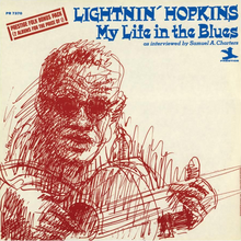 Lightnin’ Hopkins – <cite>My Life in the Blues</cite> album art