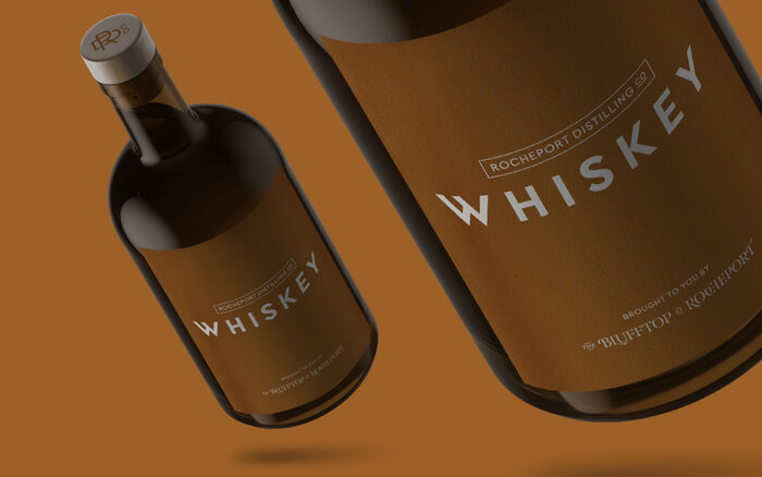 Rocheport Distilling Co. Whiskey set in West and Esmeralda