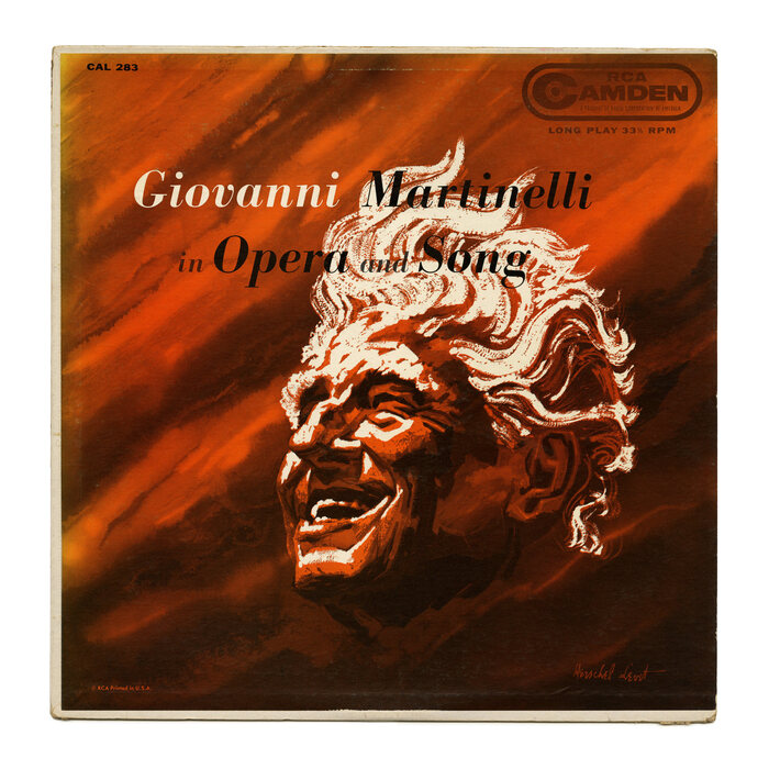 Giovanni Martinelli – In Opera and Song album art