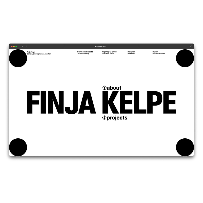 Finja Kelpe portfolio website 5