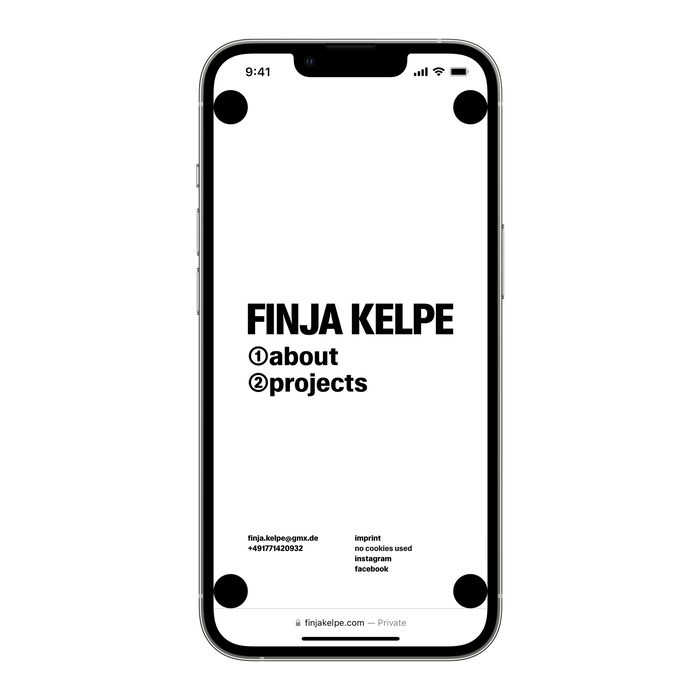 Finja Kelpe portfolio website 6