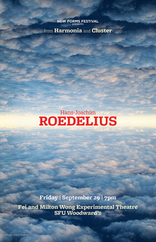 Hans-Joachim Roedelius concert posters