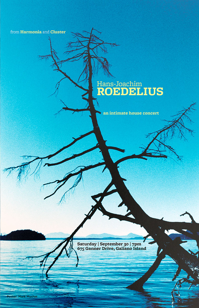Hans-Joachim Roedelius concert posters 2