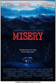 <cite>Misery</cite> movie poster