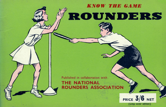 Rounders, 1957, ft. lettering for the issue title,  Italic for the series titles,  for the smaller text and  for the price info