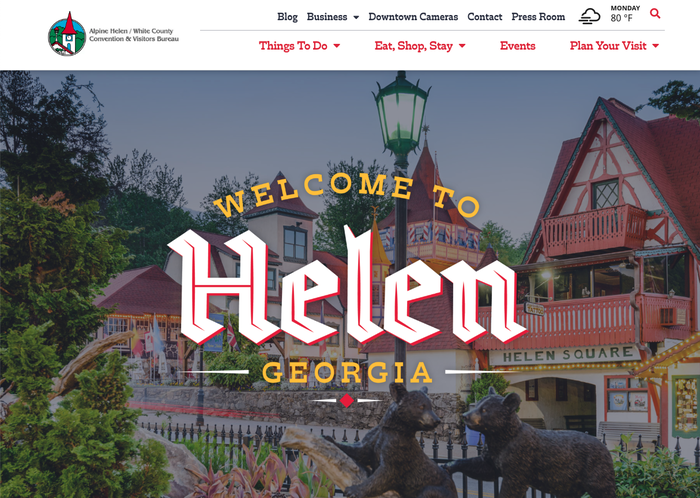 Helen, Georgia website 1