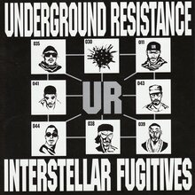 Underground Resistance – <cite>Interstellar Fugitives</cite> album art