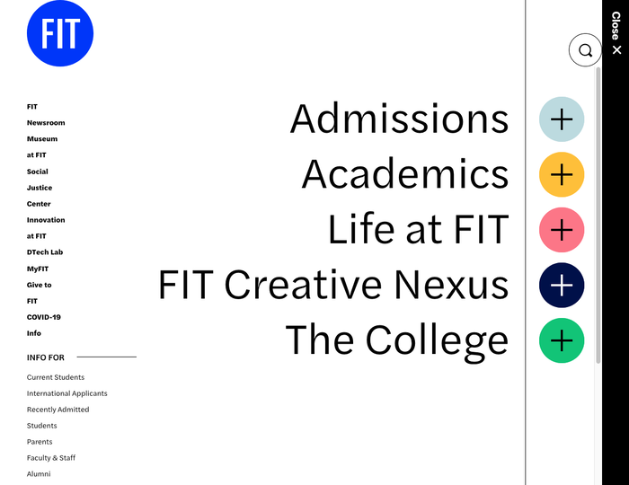 The nested menu is rendered in various weights from Halyard Text.