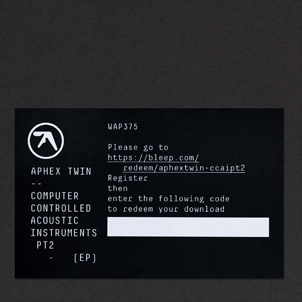 Aphex Twin &ndash; Computer Controlled Acoustic Instruments pt2 EP 4